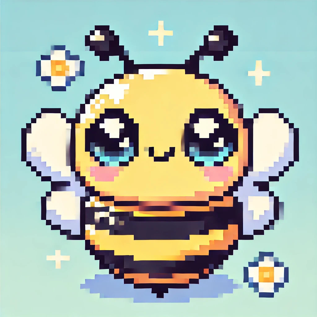 Abeille mignonne