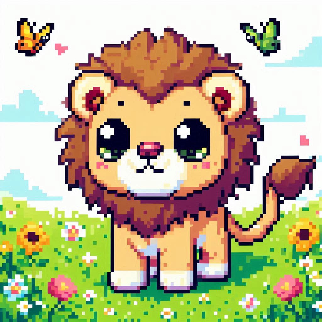 Lion mignon